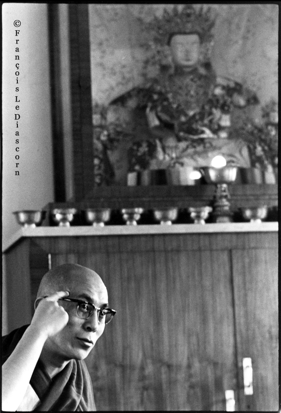 Dalai Lama - McLeod Gang © François Le Diascorn